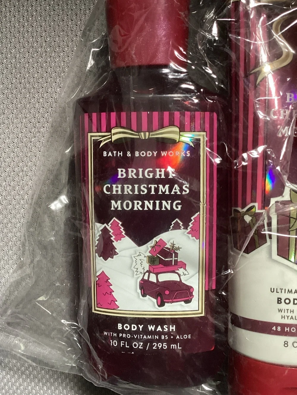Bath & Body Works Bright Christmas Morning Body Wash & Lotion Gift Set - NWT